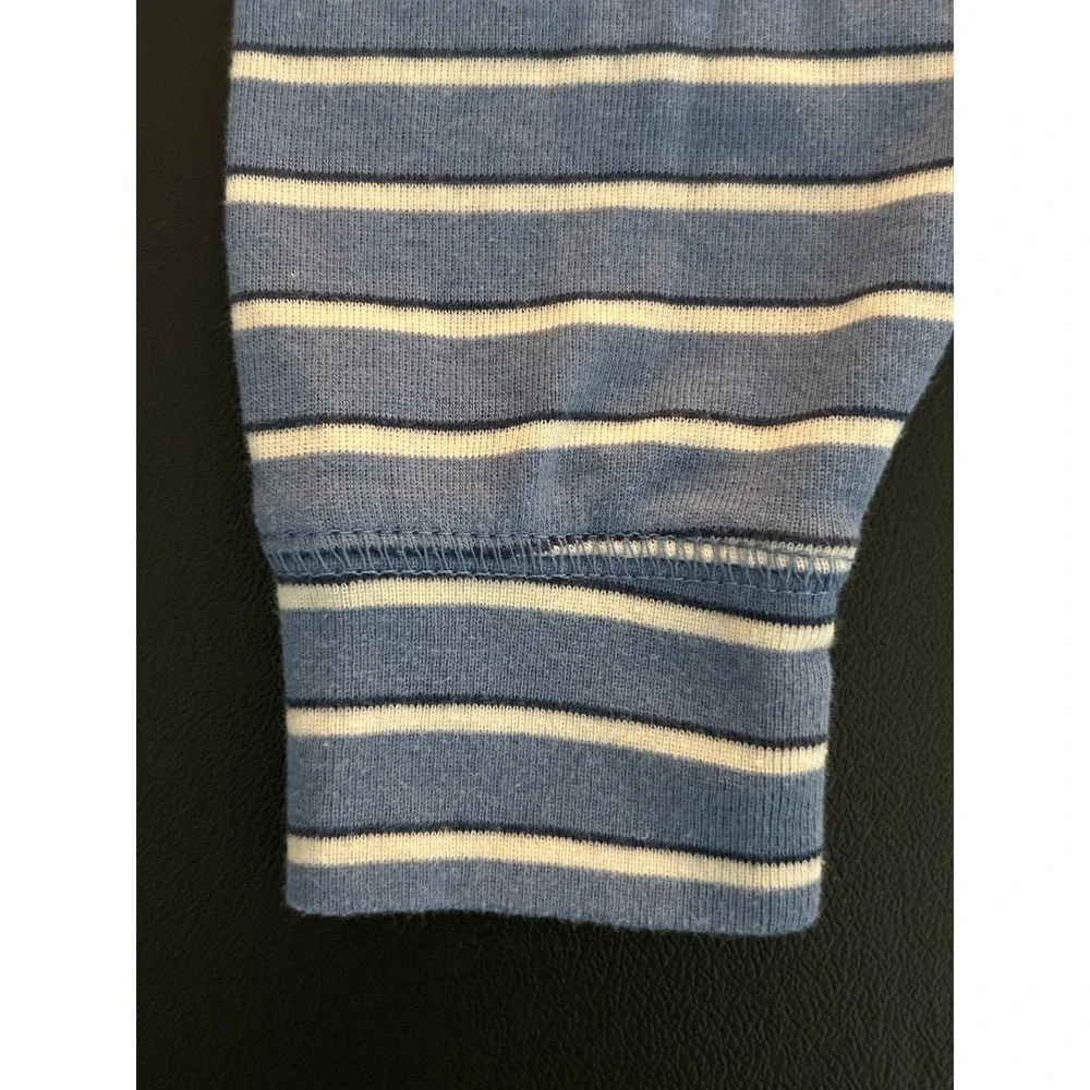 Carters Child of Mine Blue Striped Baby Pants Joggers 3-6 Months Elastic Waist
